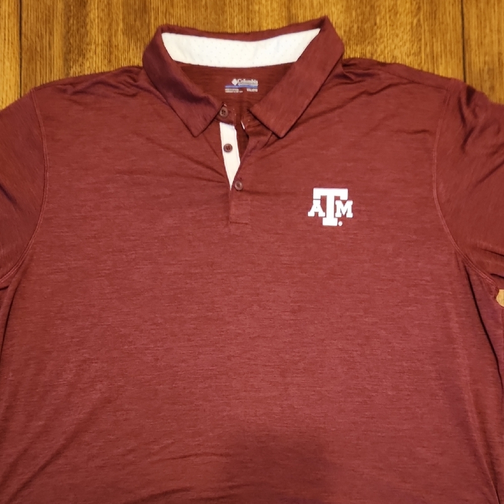 Columbia Men's Maroon Texas A&M Polo Shirt